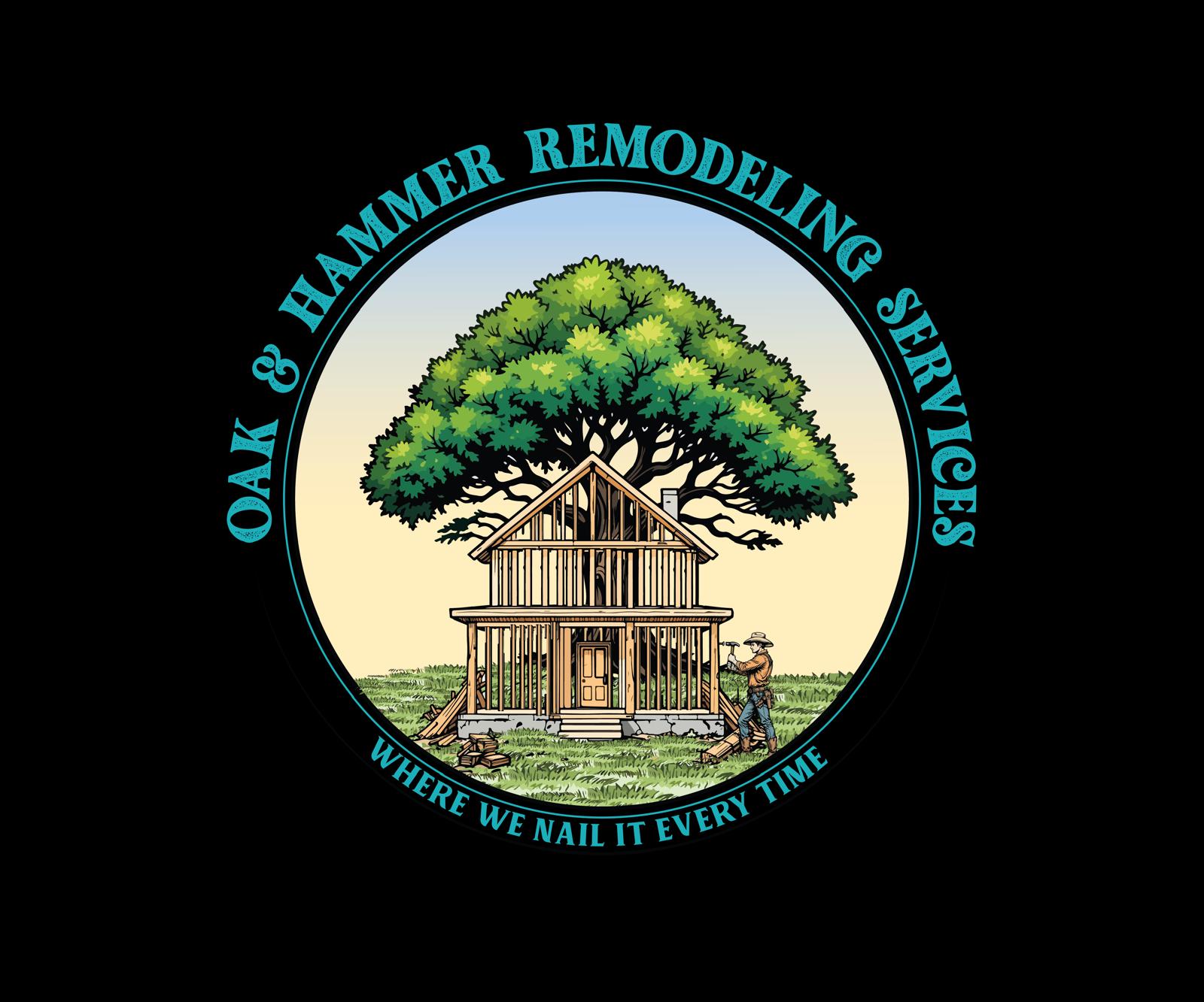 Oak & Hammer Remodel - Logo