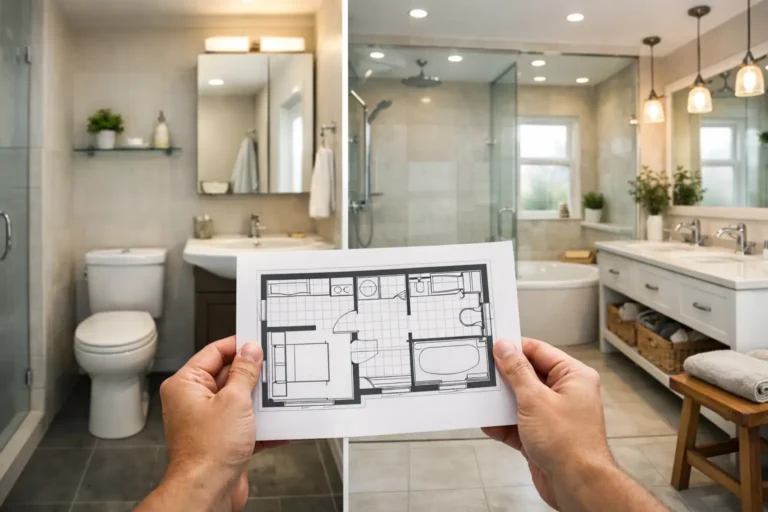 How to Expand a Small Bathroom Without Wasting Space